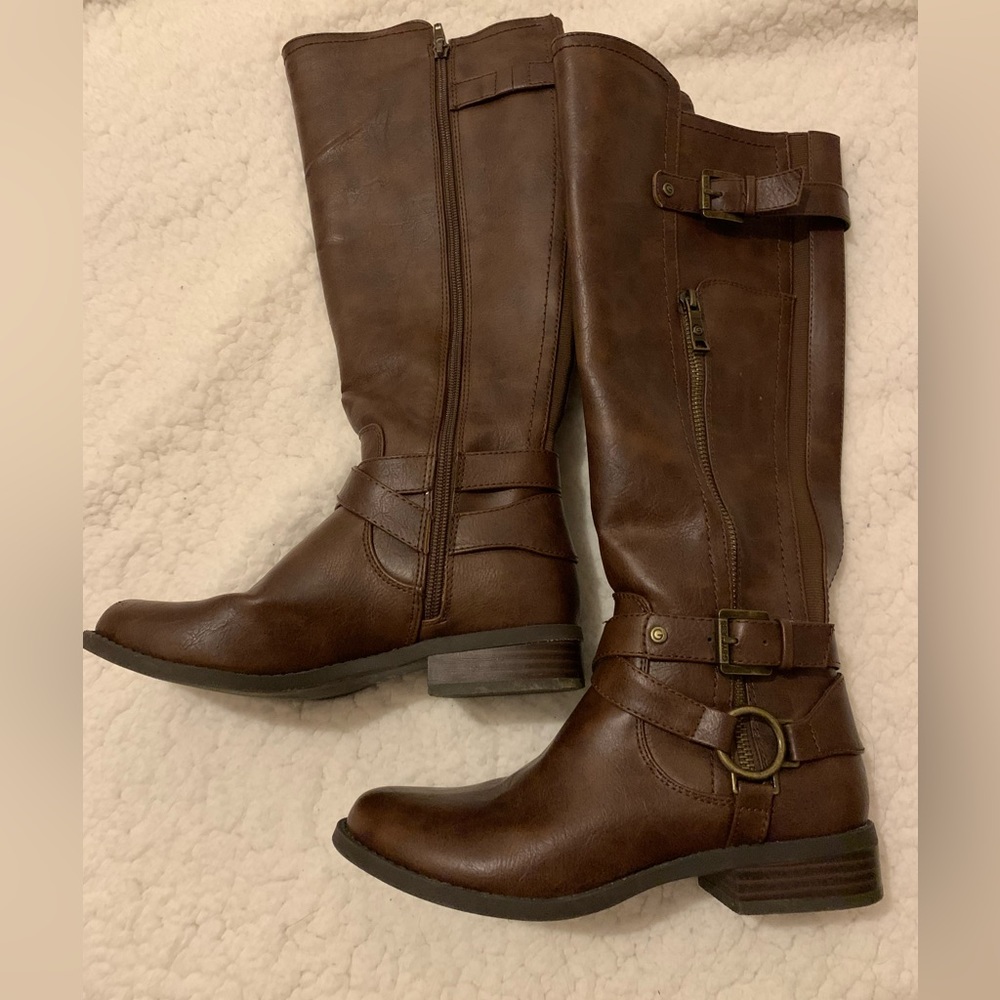 Cute Brown Leather boots